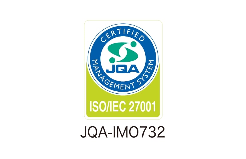 ISO/IEC 27001 JQA-IM0732認証マーク