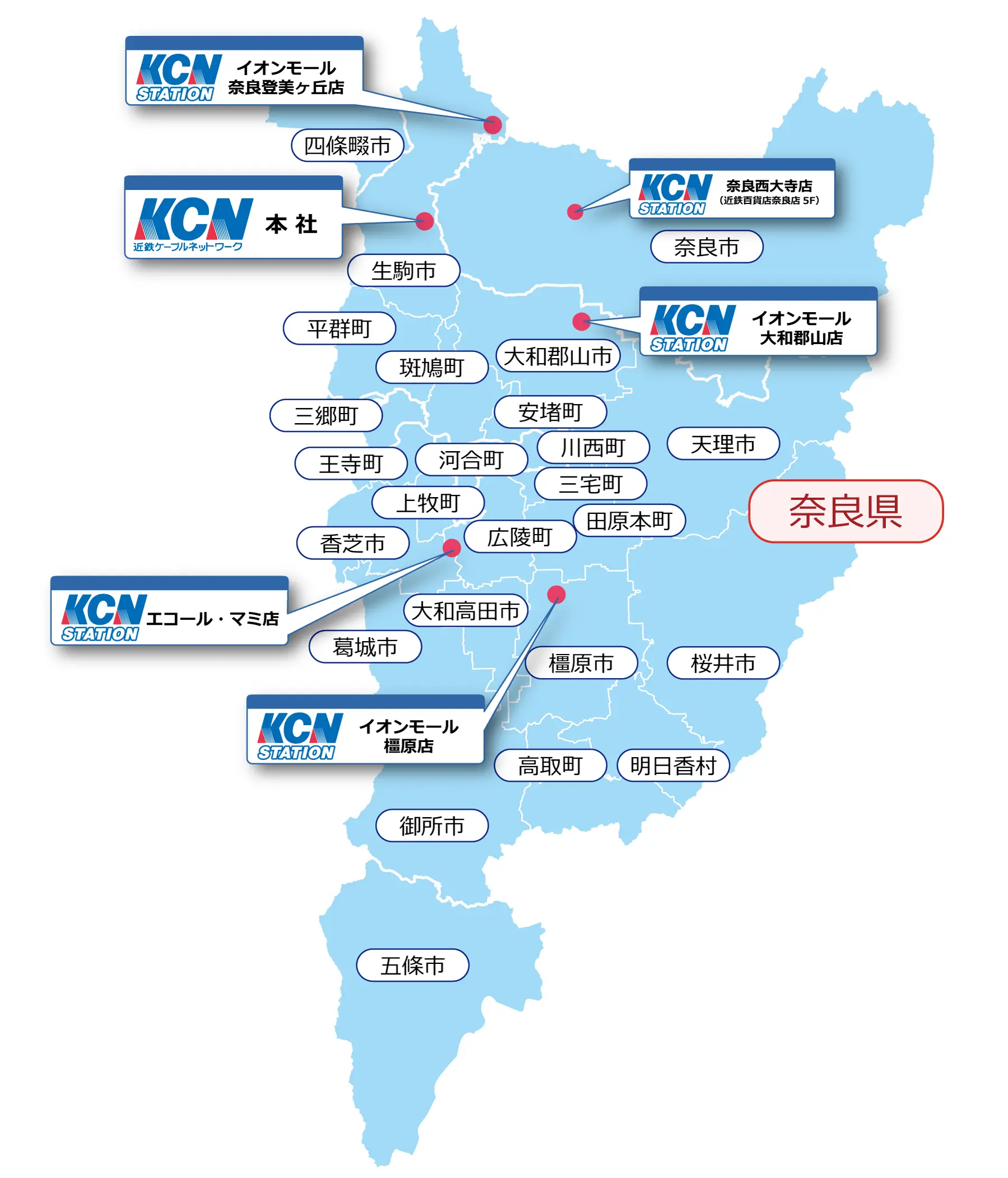 KCN STATIONマップ